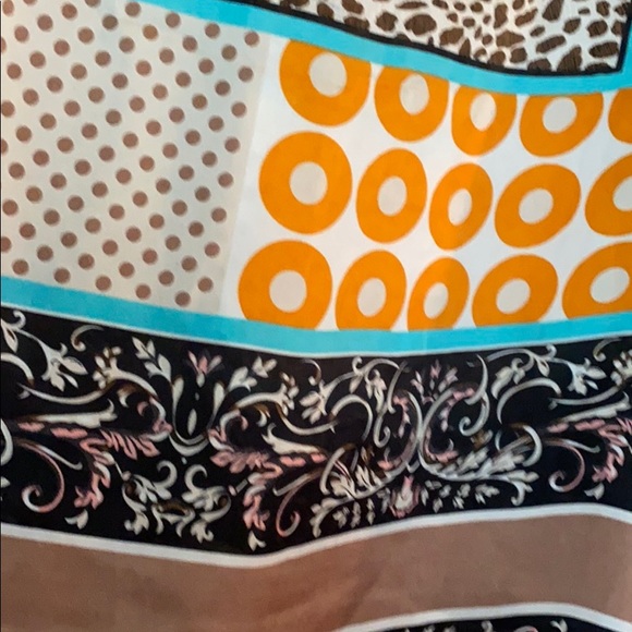 Kaktus L women’s multi color print blouse top - Picture 8 of 8